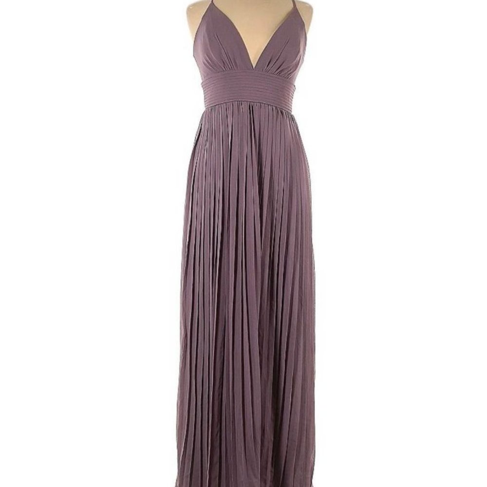 Lulu's Depths of My Love Dusty Purple Maxi Dress